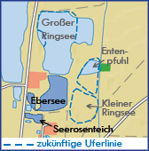 Grafik Ebersee und Seerosenteich