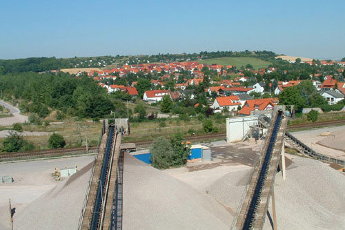 Blick auf die Sulzer Siedlung